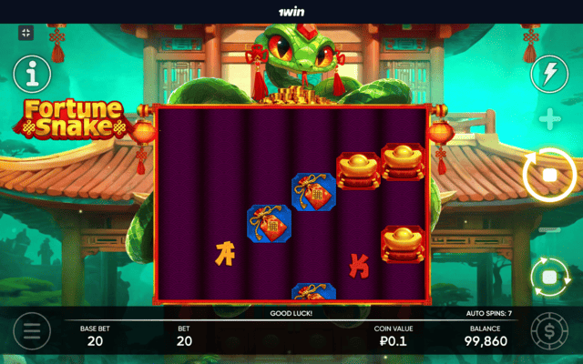 Rodada bônus do Fortune Snake