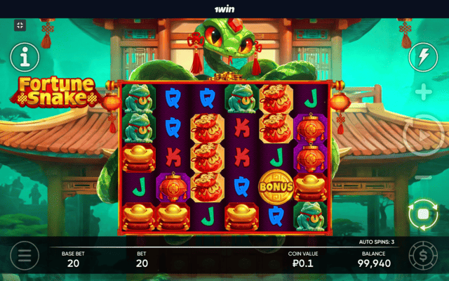 Segunda rodada do Fortune Snake